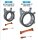 Secret Jardin Ducting Flange Kit für 25mm Stangen inkl Cuttingtool