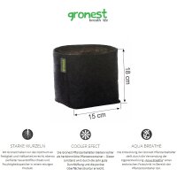Gronest Stofftopf 4L 15 x 15 x 18 cm