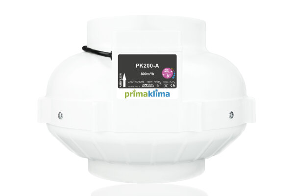 Prima Klima I Speed radial Ventilator 200A 800m³/h