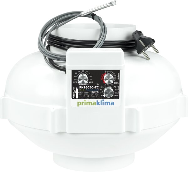 PrimaKlima PK160EC-TC (1180 m³/h) mit Temp. Kontrolle