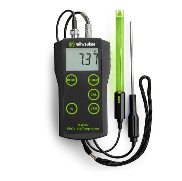 Milwaukee pH/Temp Meter MW102 PRO+